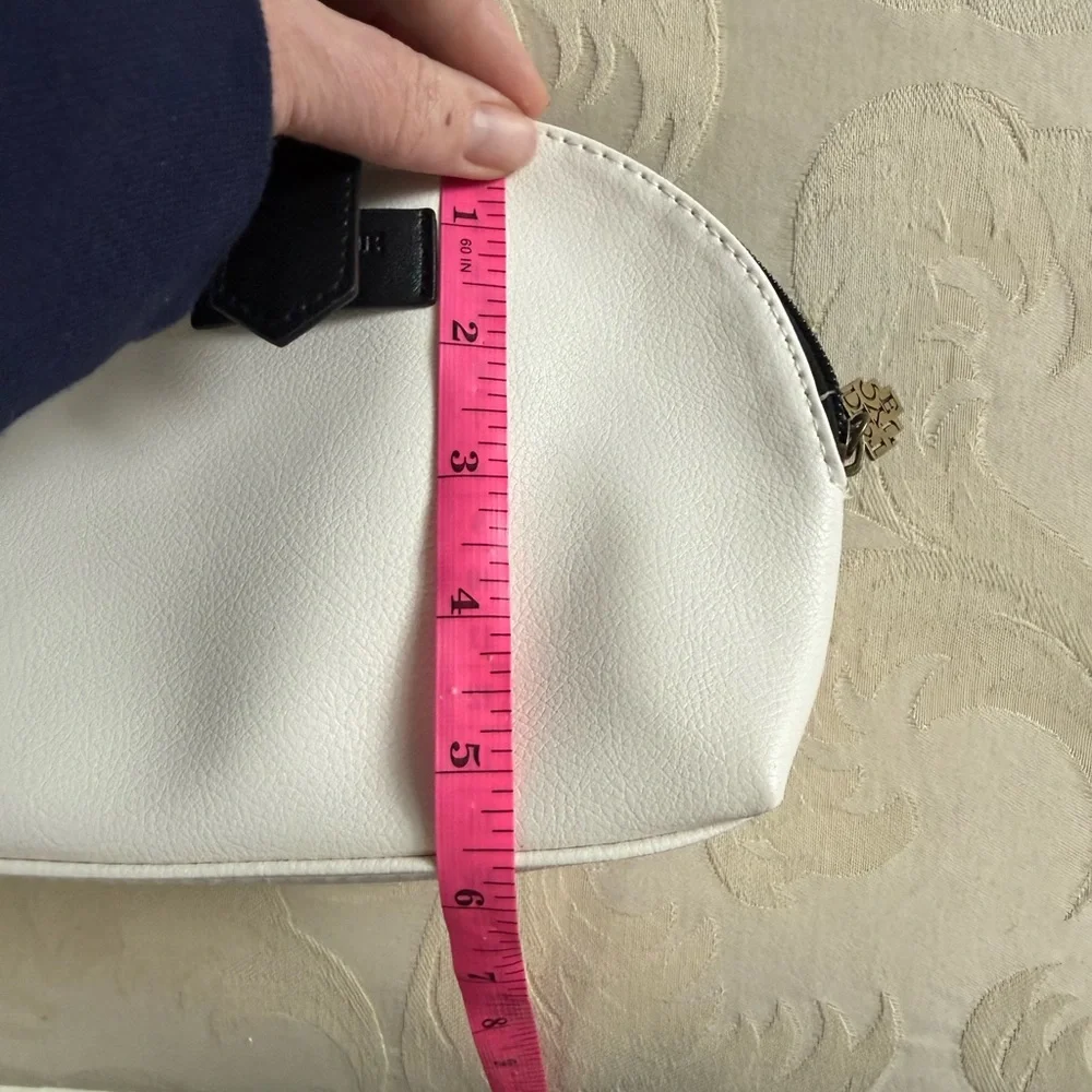 Diptyque‎ Paris White & Black Cosmetic Pouch Makeup Bag Toiletry Case